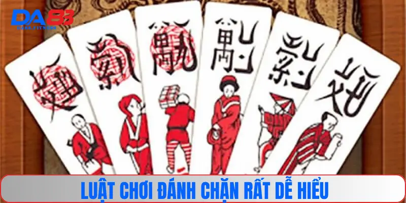 Luật chơi đánh chặn rất dễ hiểu
